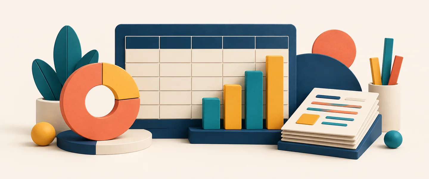Ilustrasi tabel, grafik, dan dokumen terstruktur