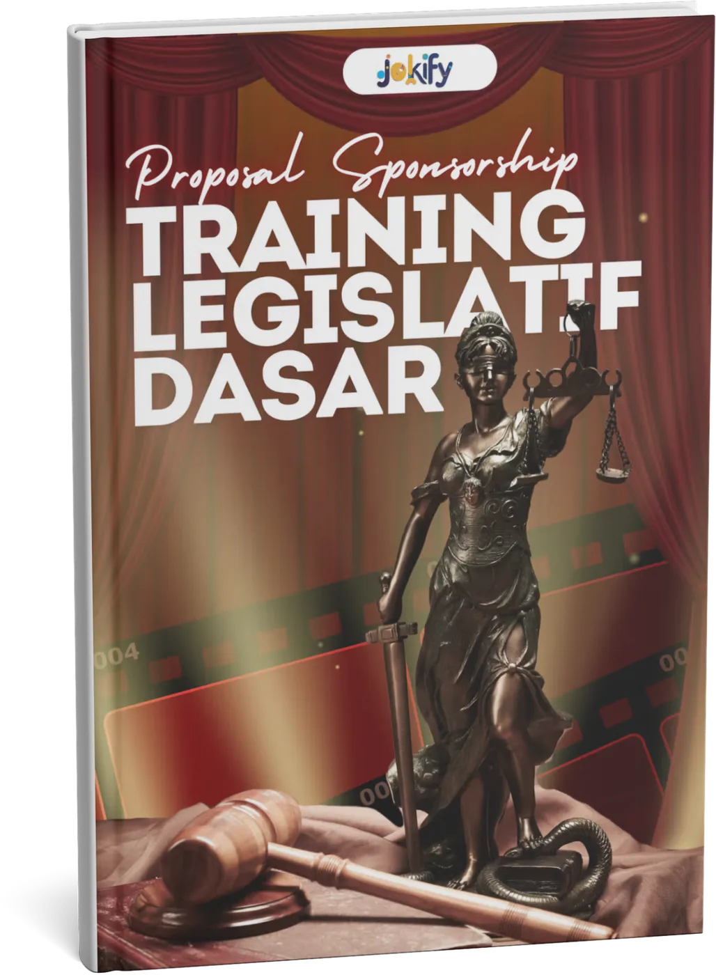 Mockup booklet cetak Training Legislatif